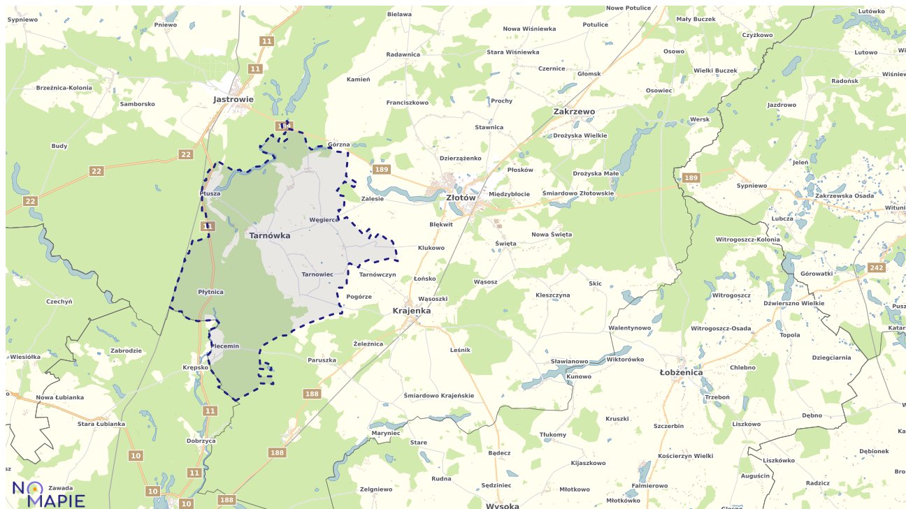 Mapa Geoportal Tarnówka